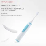 Jianpai Sonic Electric Toothbrush for Men and Women Adult Household Non Rechargeable Soft Hair IPX6 Waterproof - Image 2