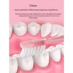 Electric Toothbrush Adult Automatic Couples Set, Suitable For Home Or Travel Use, Random Brush Head Colors - Image 4