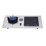 Flip-type Gas Burner Induction Cooker Radiant-cooker Embedded Cooktop Timing Energy-saving Dual-purpose Kitchen Fierce Stove - Image 2
