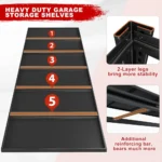 84.1" H Garage Shelving, 3500LBS Storage Shelves Heavy Duty, Adjustable 6-Tier Metal Shelving for Commercial, ，Customized - Image 5