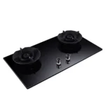 Kitchen Embedded Flipped Gas Stove Cooktop Fierce Fire Energy Saving Household Tempered Glass Gas Stove Easy Cleaning