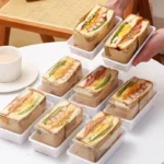 10/50Pcs Clear Sandwich Cake Holder Bakery Food Boxes Cupcake Container Tiramisu Wrapping Package Boxes For Wedding Birthday - Image 2