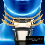 Electric Shaver 4D For Men Rechargeable Shaving Beard Razor Trimmer Machine For Barber USB Type-C Rechargeable Waterproof HT-909 - Image 2