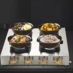Commercial Gas Stove Fierce Medium Pressure Burner Cooktop Clay Pot Stove Commercial Multi-burner Stainless Steel Gas Stove - Image 2