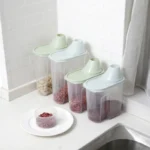 Household Kitchen Grain Storage Box, Food Storage Box, Dry Grain Sealed Can, Pet Grain Storage Box, Measuring Cup - Image 5