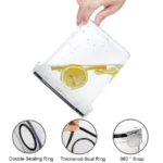 Cereal Containers Storage Set of 2/3/4 （2.5L 84oz）, Airtight Food Storage Containers for Kitchen & Pantry Organization, Cereal - Image 3