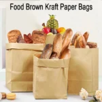 Brown sac Kraft paper recyclable takeout bags food baking packaging gift party bags kids Candy Package Kraft Lunch Bag LPBZ01 - Image 3