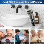 Pop-Up Trimmer Electric Shaver Stainless Steel Shaving Machine Men's 3D Triple Floating Blade Razor Shaver Barber Trimmer FK-605 - Image 6