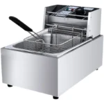 Professional 220V 6L Stainless Steel Electric Chicken Fryer Machine New Commercial Kitchen Equipment 12L for Restaurants - Image 4