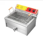 18L Large Capacity Electric Potato Frying Machine New Condition Commercial Deep Fryer Restaurants Hotels Food Shops - Image 3