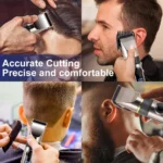 Professional Hair Clipper Ceramic Blade Male Hair Trimmer LED Display Haircut Machine USB charging - Image 6