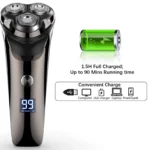 2025 New Beard Shavers for Men Electric Razor Cordless USB Rechargeable Triple Blades Shaver Electric Shaver Waterproof FK-373 - Image 4