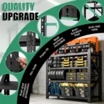 4-Tier Heavy Duty Garage Shelving,Industrial Shelving for Home & Business,Garage Storage Racks Heavy Duty Steel, Customized - Image 6
