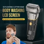 Electric Shaver 4D For Men Rechargeable Shaving Beard Razor Trimmer Machine For Barber USB Type-C Rechargeable Waterproof HT-909 - Image 6