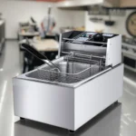 Professional 220V 6L Stainless Steel Electric Chicken Fryer Machine New Commercial Kitchen Equipment 12L for Restaurants - Image 5
